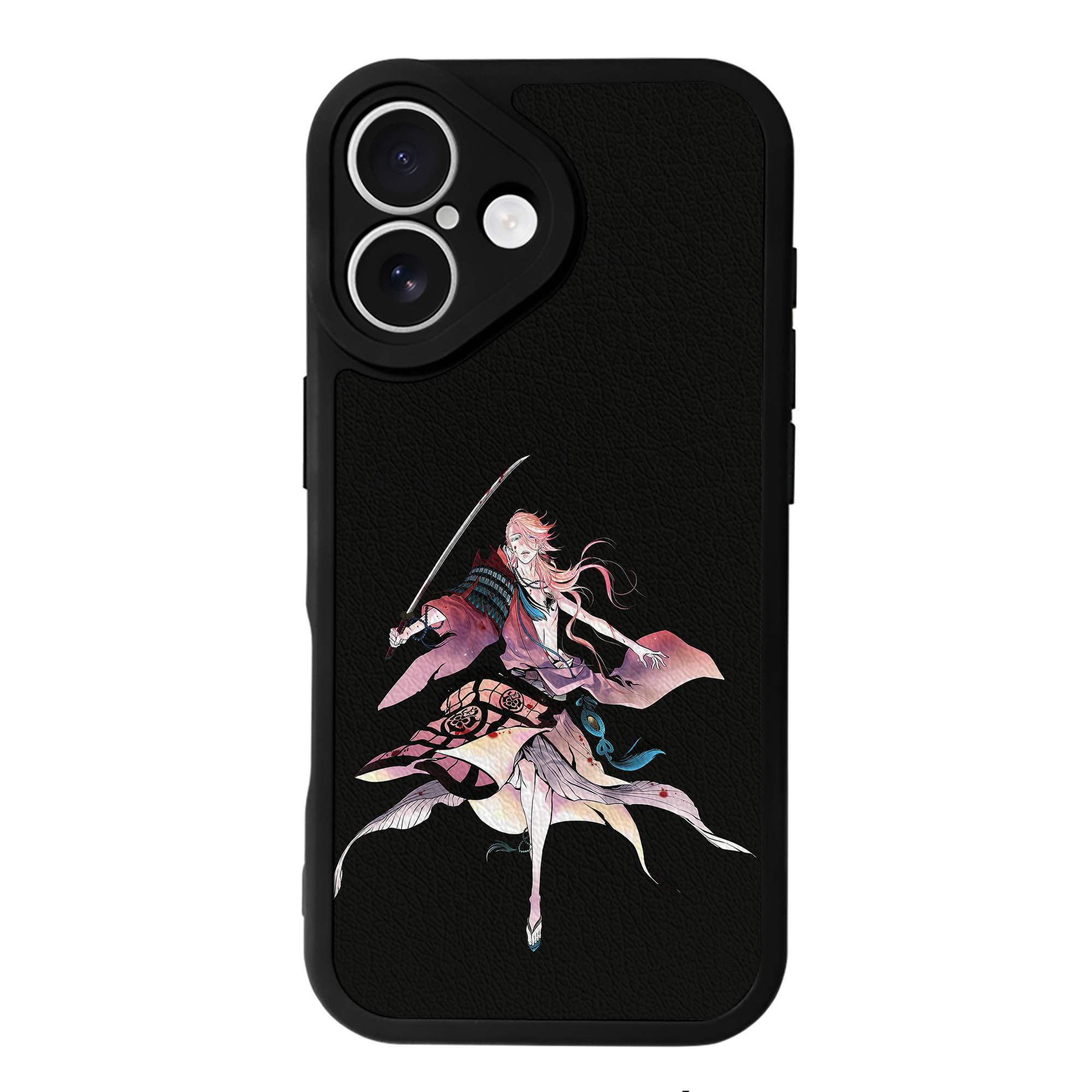 （画像用） 刀剣乱舞 Touken Ranbu 【iPhone 16シリーズ対応】シリコンスマホケース（レザー調） 材質：シリコン